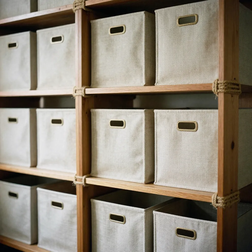 Modulaire opslagunits met natuurlijke materialen